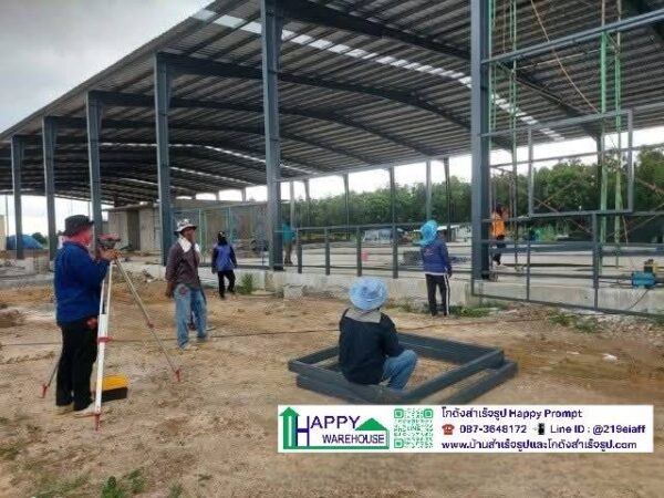โรงงานผลิตภาชนะจากวัสดุธรรมชาติ หลังที่ 1 HW-H 30x138 สูง 7.5 เมตร  อ.บางคล้า  จ.ฉะเชิงเทรา - Image 43