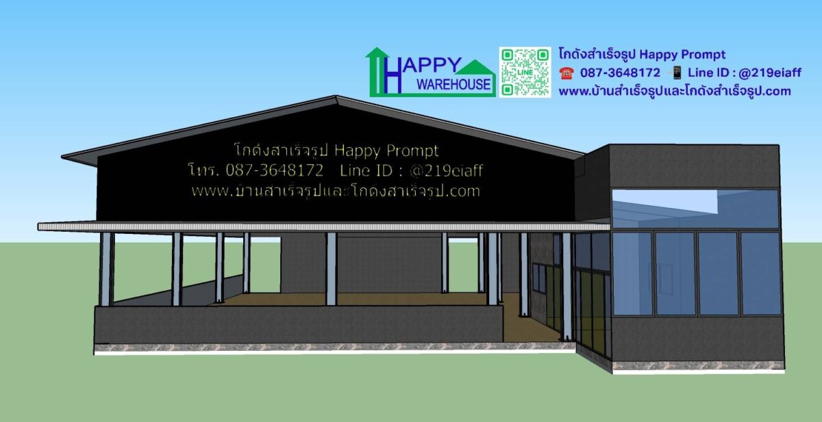 ยิมมวย HW-H ขนาด 13x18x5 เมตร พร้อมคาเฟ่ และบ้านพัก - Image 12
