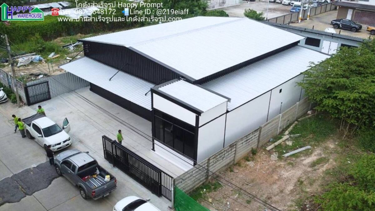 ยิมมวย HW-H ขนาด 13x18x5 เมตร พร้อมคาเฟ่ และบ้านพัก